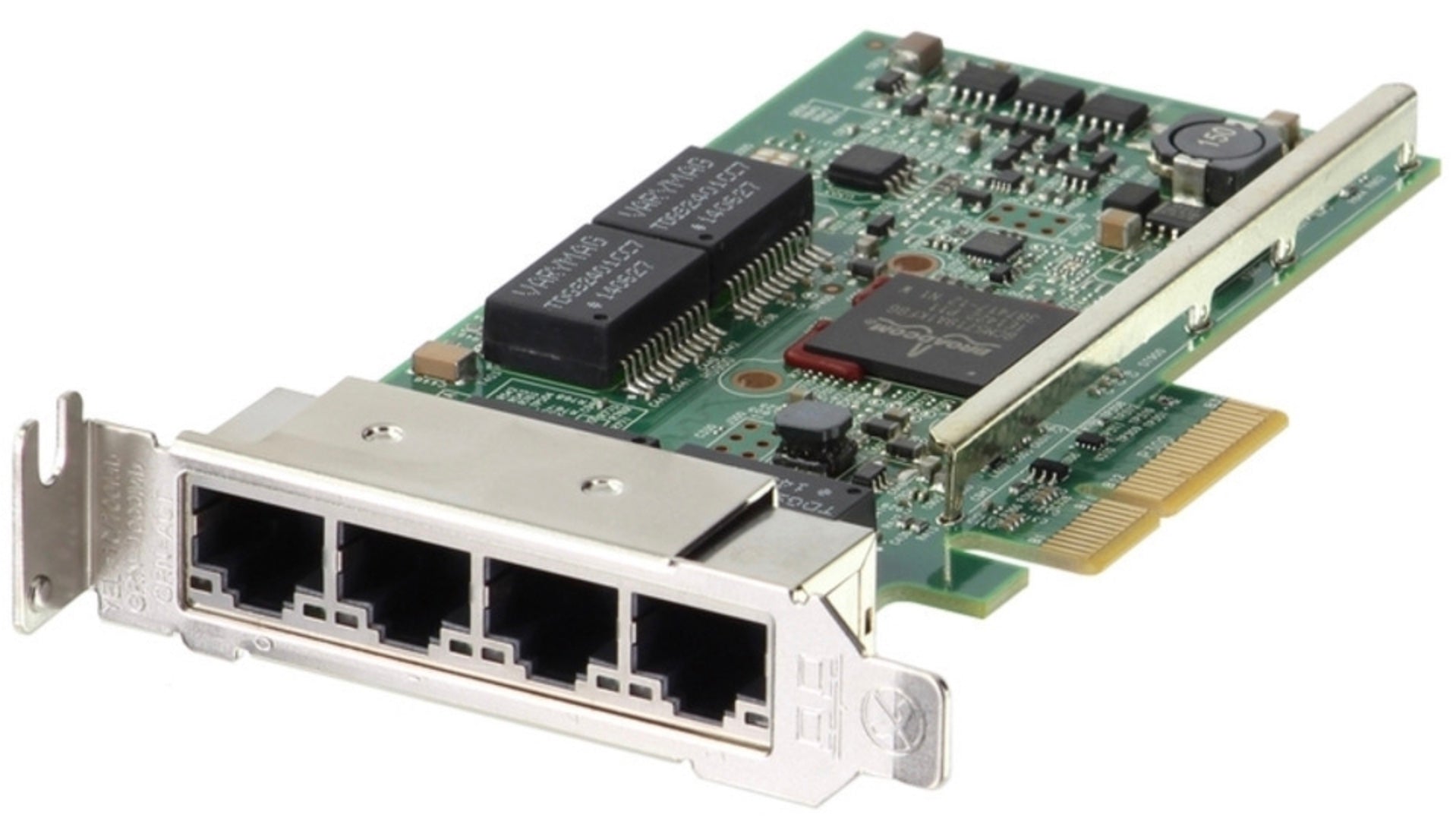 Placa de red Broadcom 5719 Quad Port 1Gb (4x1GB), Base-T/RJ45 PCIe Low+Full Profile 540-BDRL Placa de red Broadcom 5719 Quad Port 1Gb (4x1GB), Base-T/RJ45 PCIe Low+Full Profile 540-BDRL